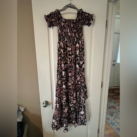 New! Francesca’s Mi Ami Floral Off-Shoulder Maxi Dress women’s size small - Picture 14 of 16
